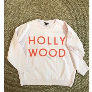J. Crew pink HOLLYWOOD sweatshirt - XL